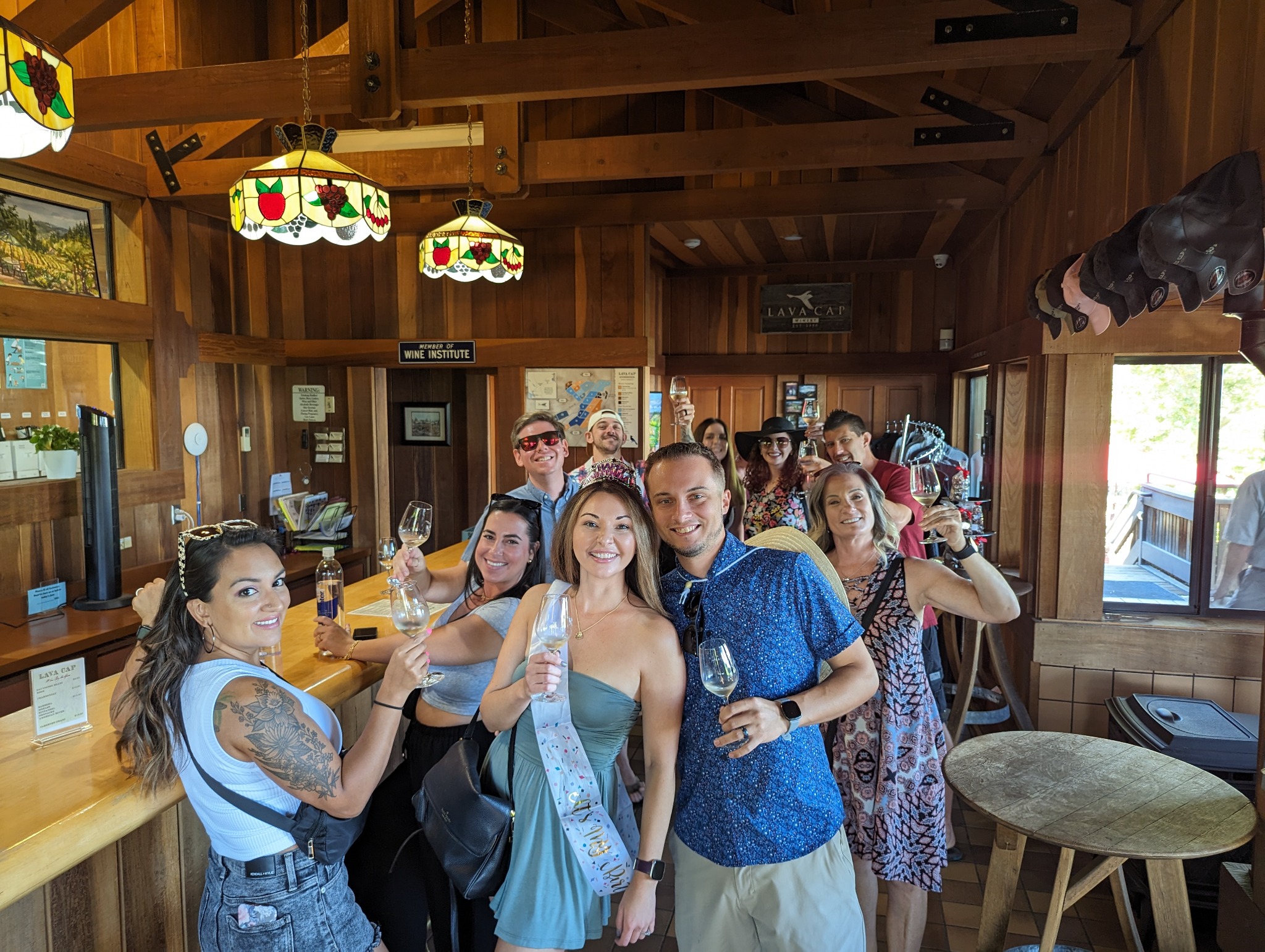 Welcoming El Dorado winery exterior for the first tasting of the day
