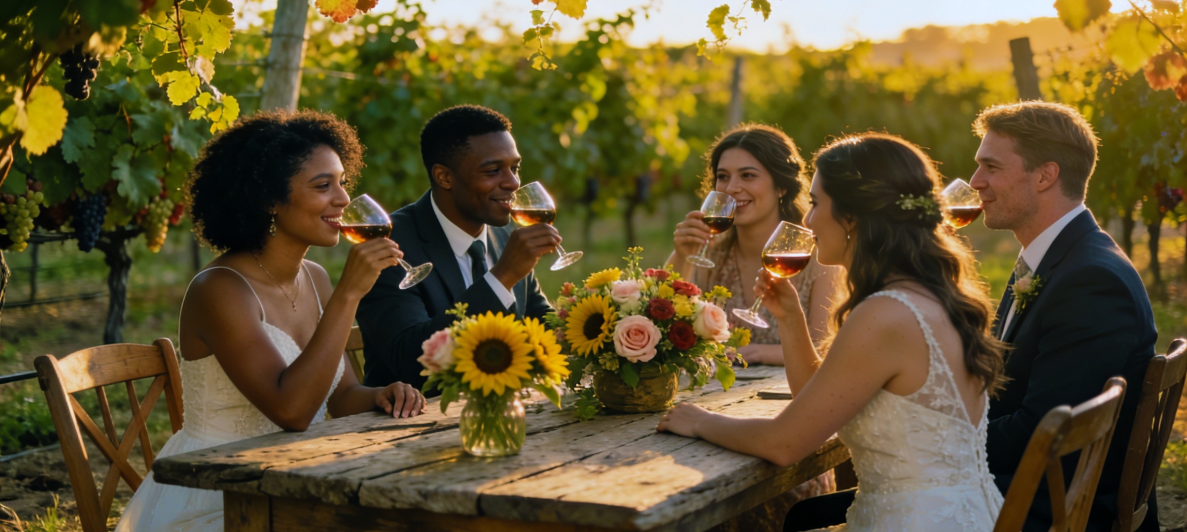 Wedding wine tour experience